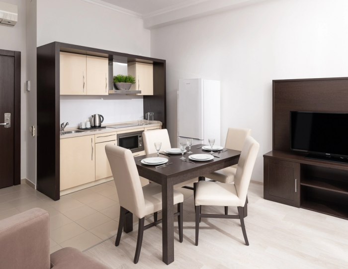 Апартаменты стандарт 1 спальня 540 - Апартаменты Курорта Красная Поляна (бывш. «Горки Город»)