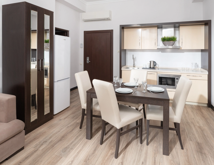 Апартамент стандарт 2 спальни 540 для маломобильных групп населения - Апартаменты Курорта Красная Поляна (бывш. «Горки Город»)