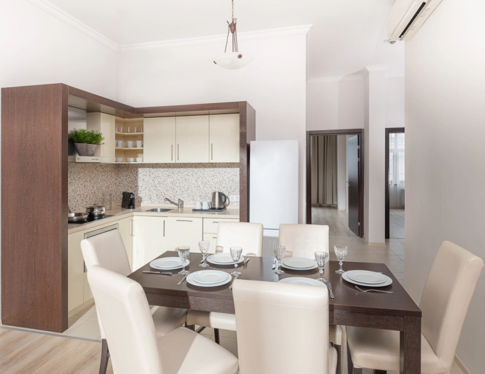 Апартамент стандарт 3 спальни 540 для маломобильных групп населения - Апартаменты Курорта Красная Поляна (бывш. «Горки Город»)