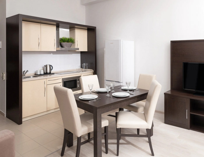 Апартаменты стандарт 1 спальня 540 для маломобильных групп населения - Апартаменты Курорта Красная Поляна (бывш. «Горки Город»)