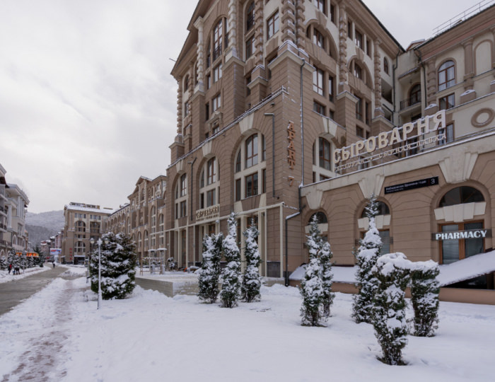 Внешний вид и территория - Апартаменты Курорта Красная Поляна (бывш. «Горки Город»)